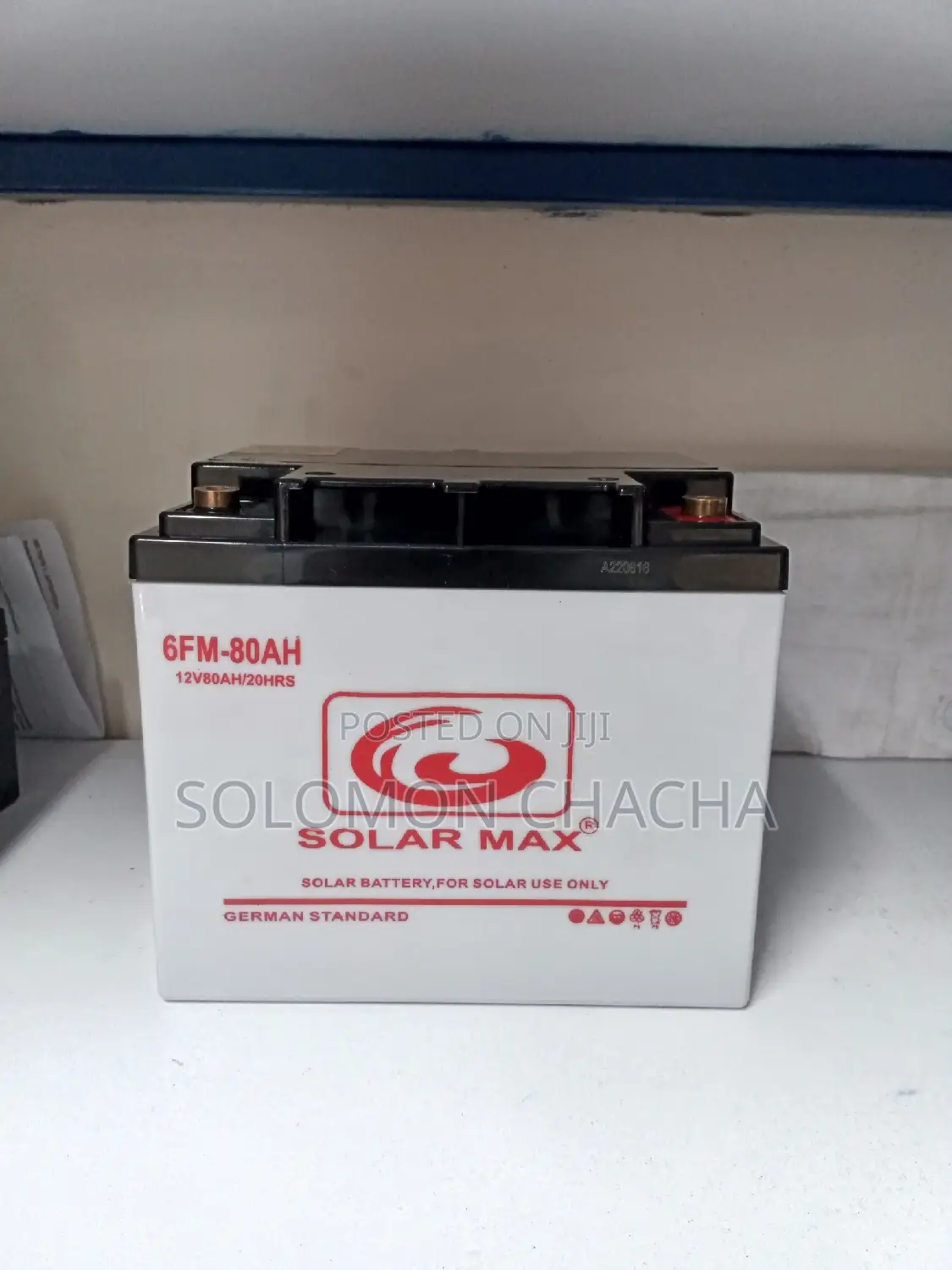 Solarmax 80AH 12v Solar Battery