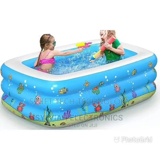 Inflatable Baby Pool With Manual Pump