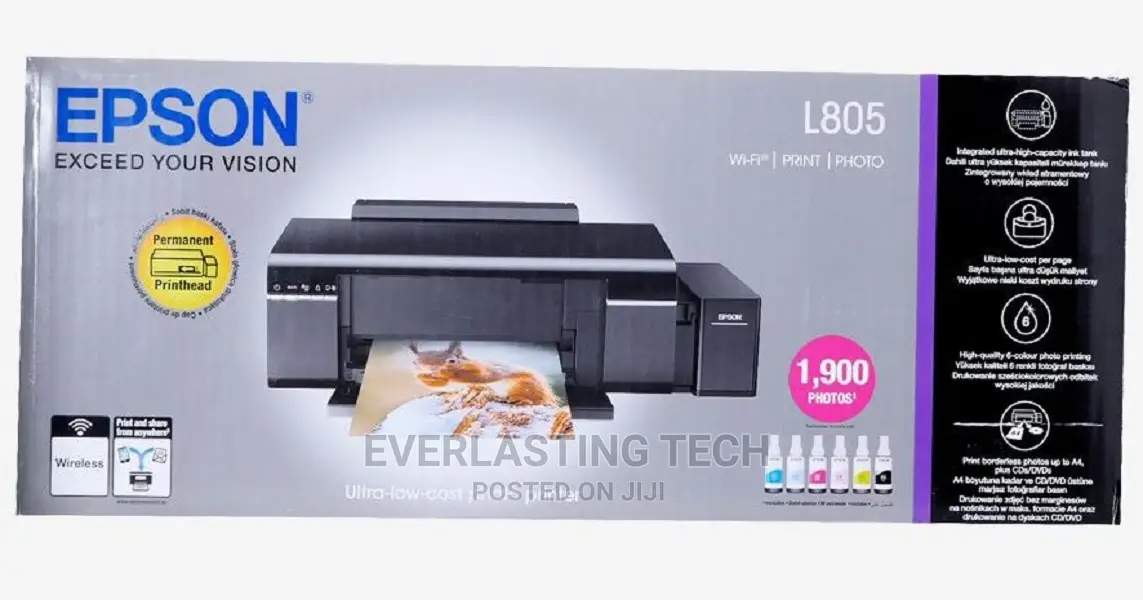 Epson L805 Printer New Ink Tank
