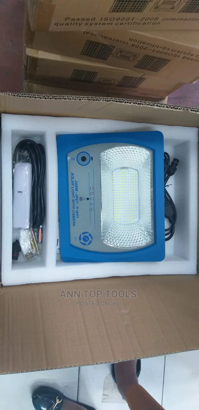 300w IP67 Solar Light With Camera