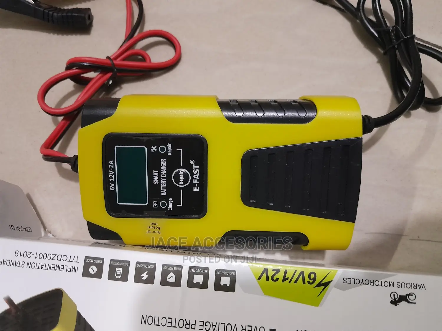 New Battery Charger for Motorbike and Cars