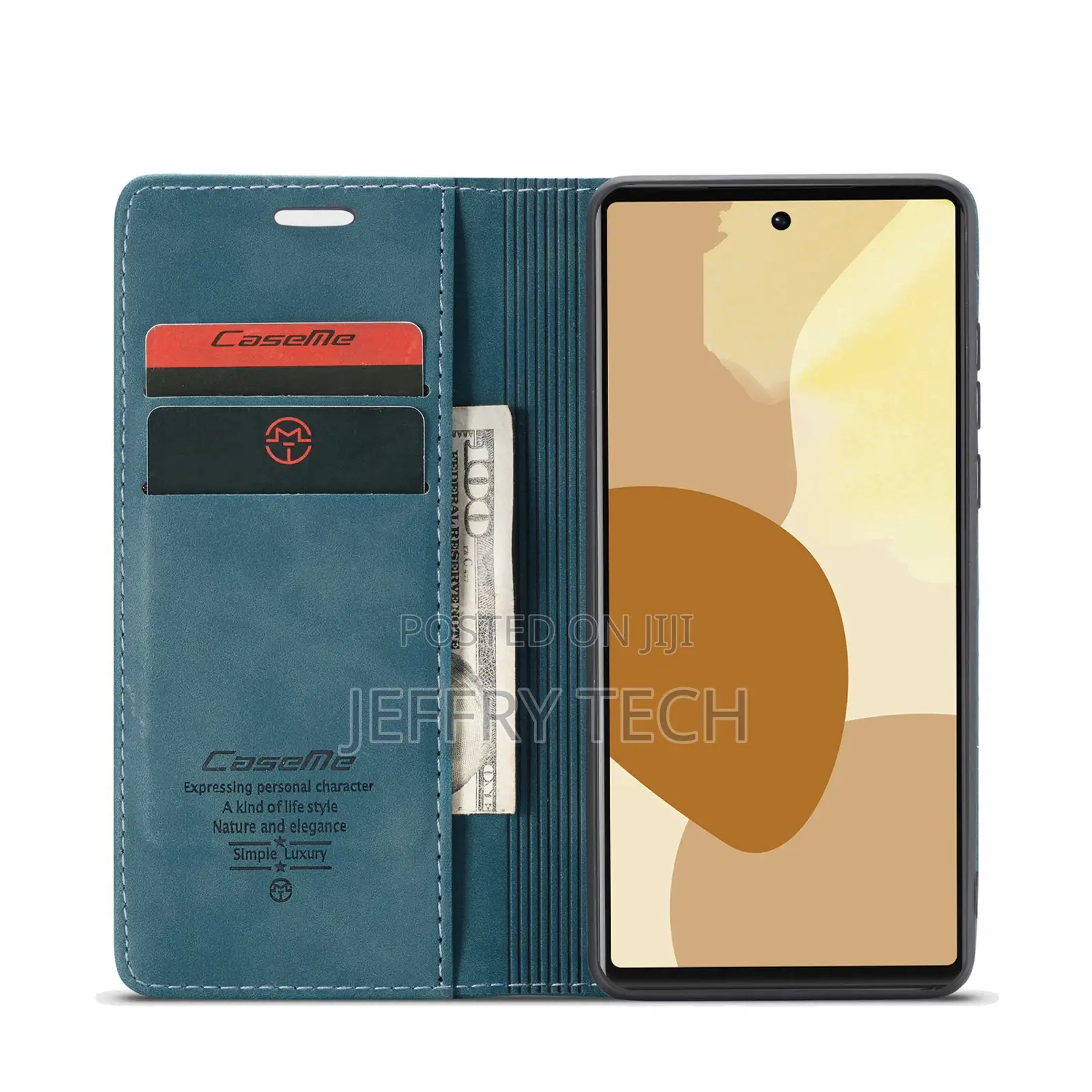 Google Pixel 6 Pro Leather Case,Caseme Retro Purse Luxury Ma