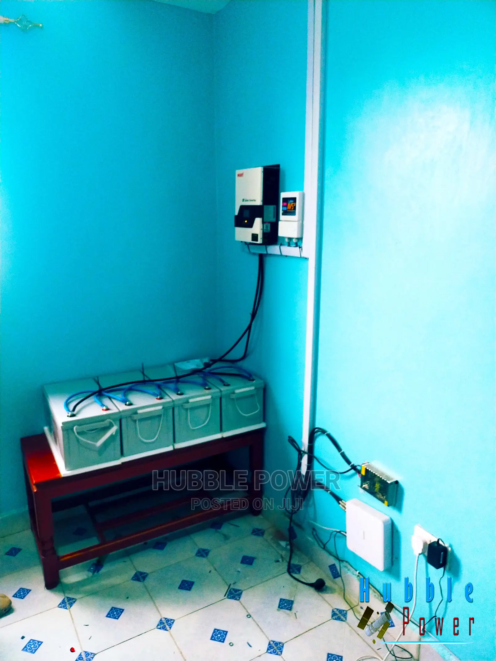 1000W Hybrid Inverter on a 12v 800ah Gel Battery Storage