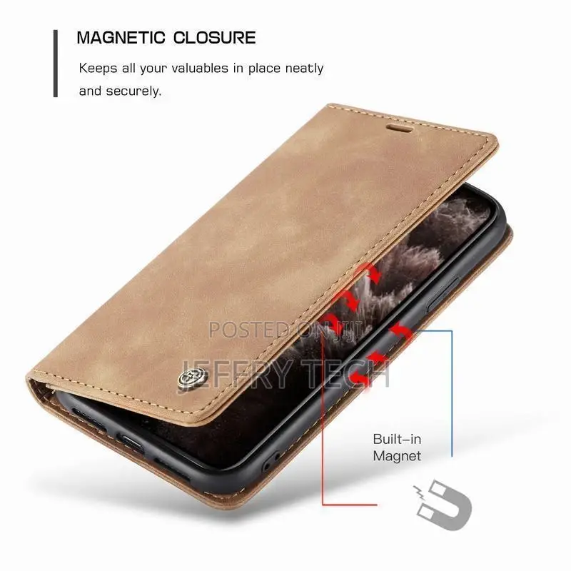 Leather Wallet Bumper Phone Cover Case for iPhone 11 Pro Max