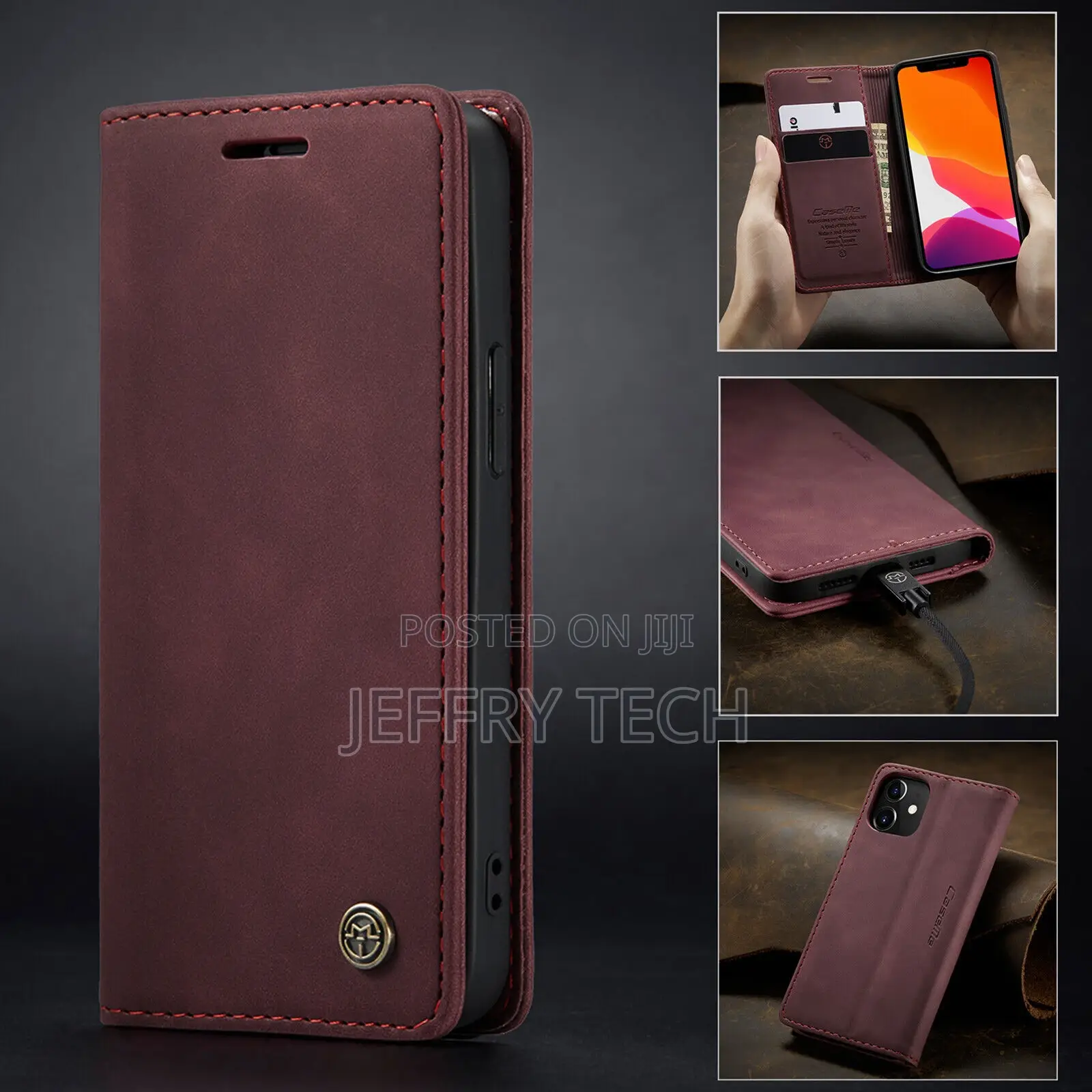 Leather Flip Magnetic Caseme Case Mini 12,12,12 Pro 12 Pro