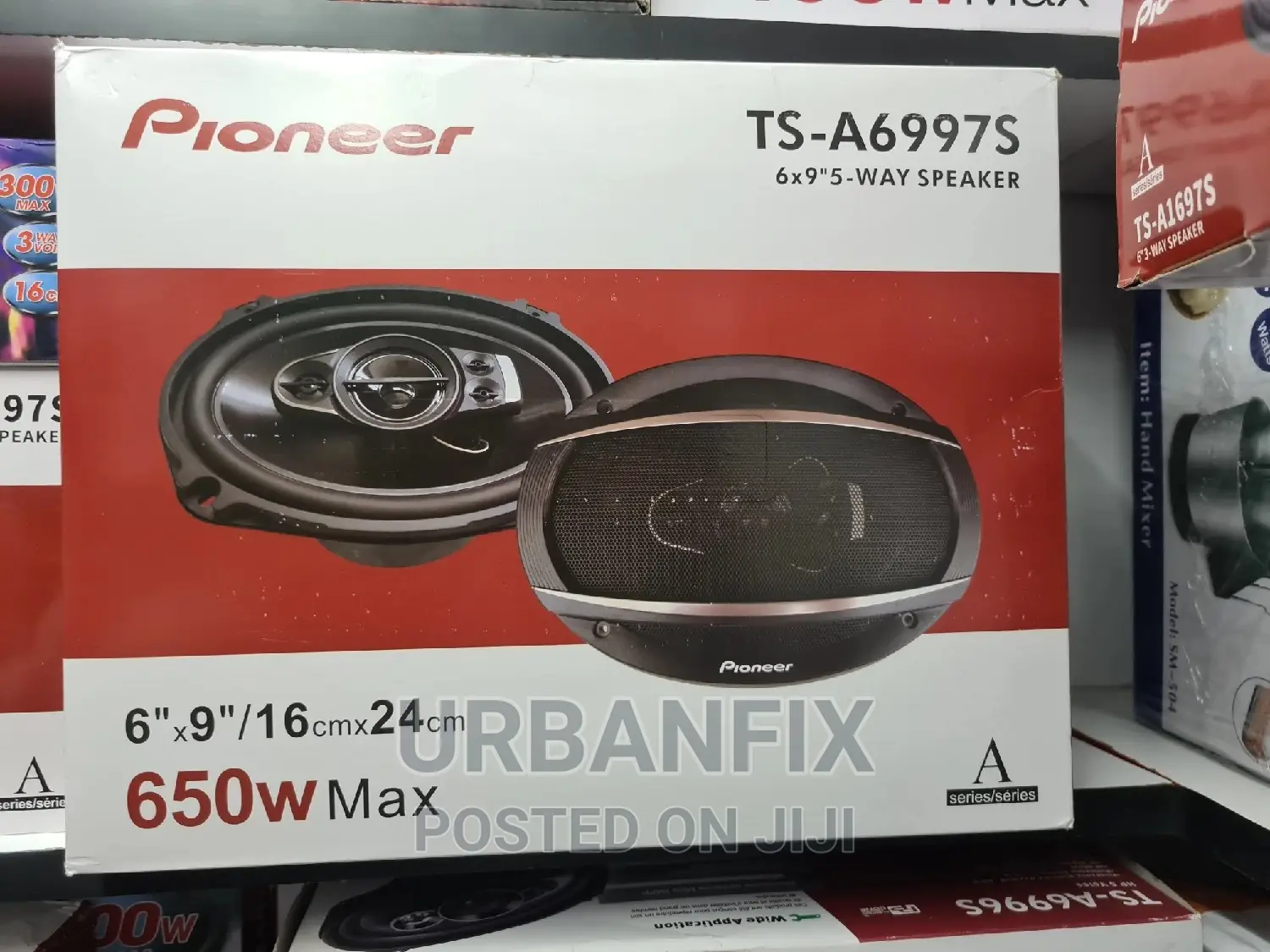 Pioneer Powerful TS-A6997S 650 Watts Oval Midrange Speakers