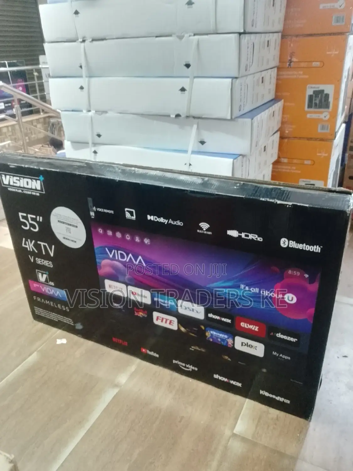 Vision Plus 55 Inches Smart Android Frameless FHD Tv