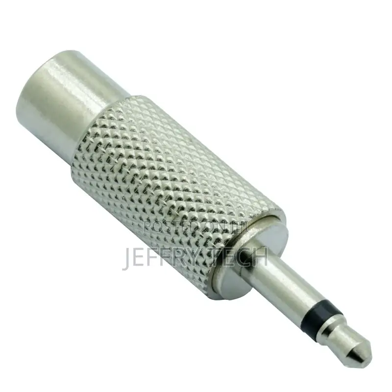 Jack 3.5mm Mono Male Plug to RCA Connector Female Jack High