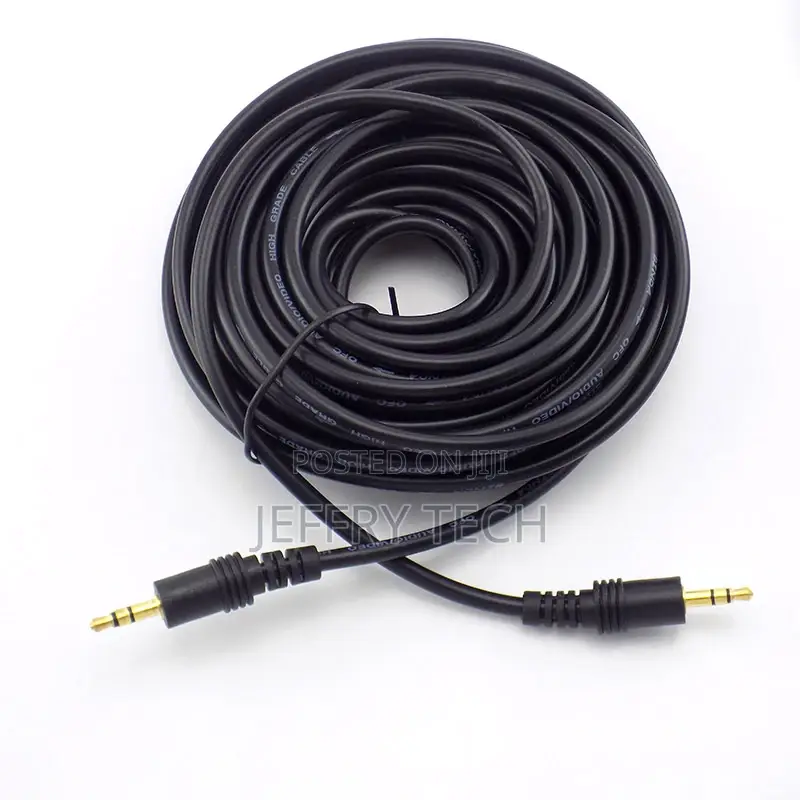 5M 3.5mm Stereo Male to Male Jack Male to Female Audio Aux C