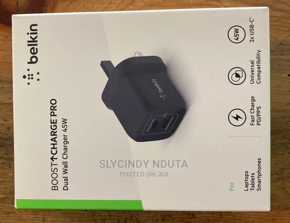 Belkin Dual 65W USB-C PD(Black)