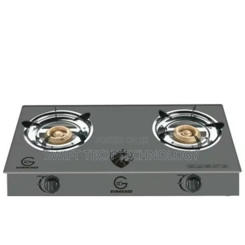 Eurochef 2 Burner Glass Tampared