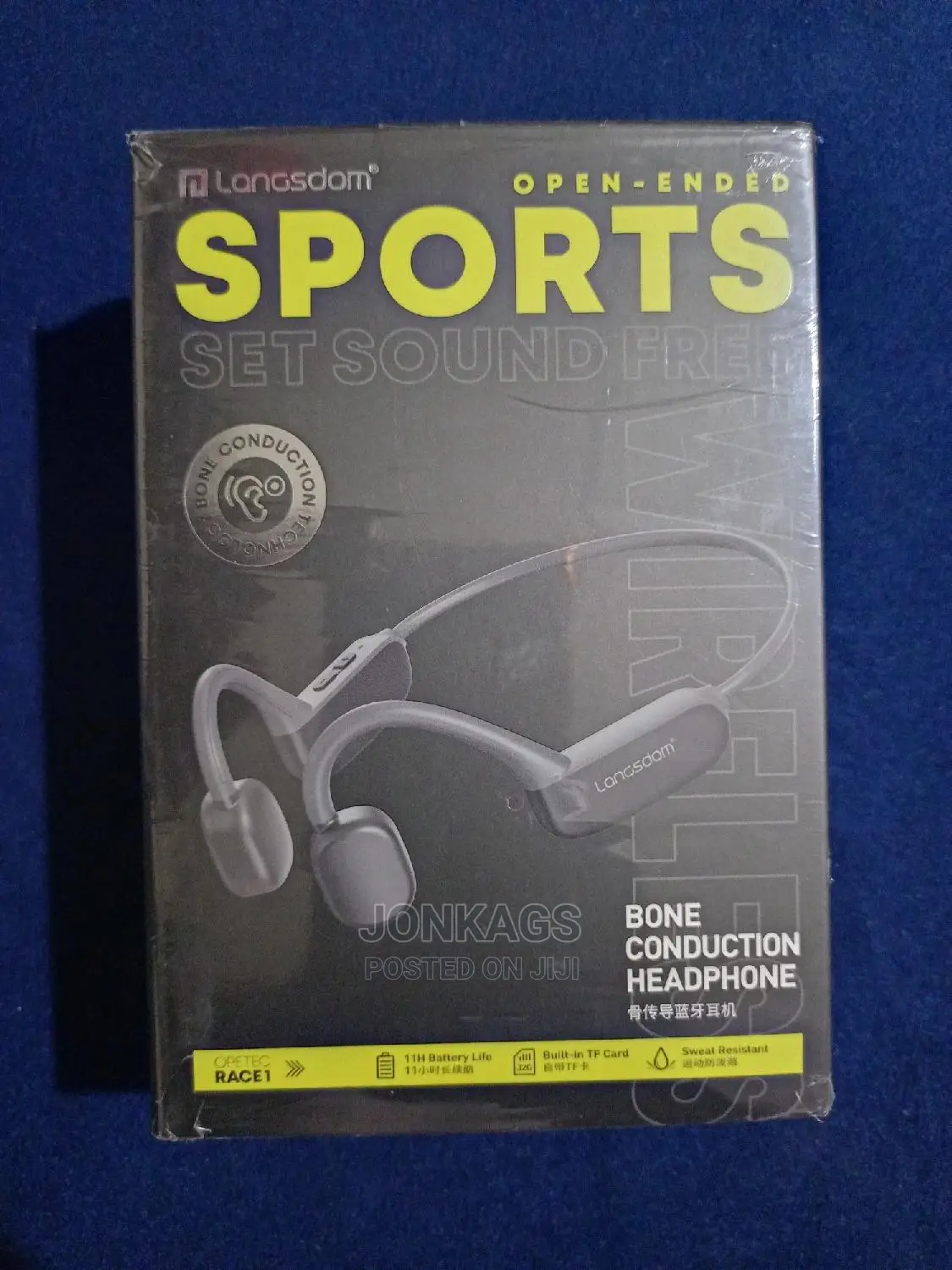 Open-Ended Sports Headphones, Bone Conduction