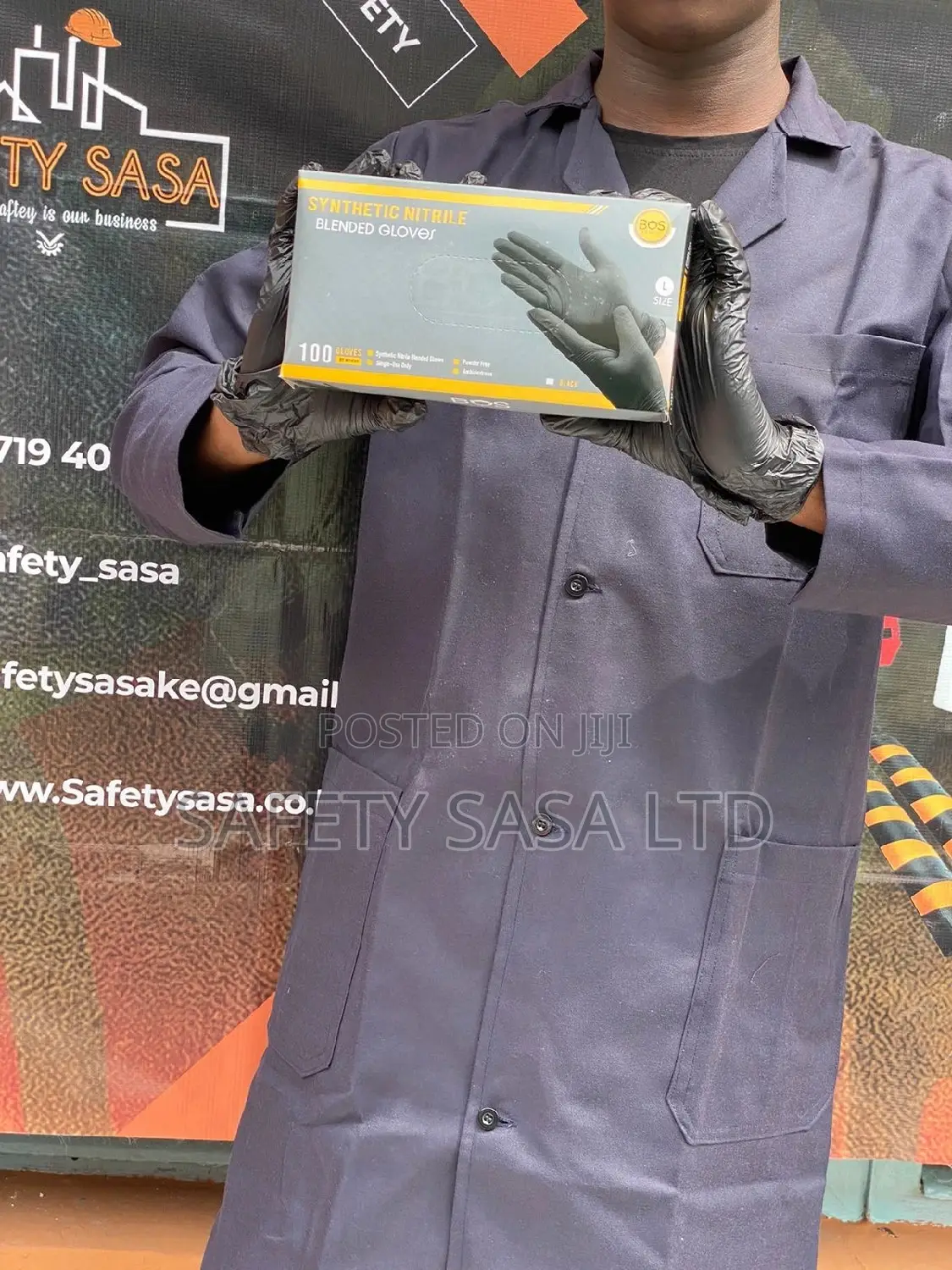 Black Nitrile Gloves/ Powder Free Glove