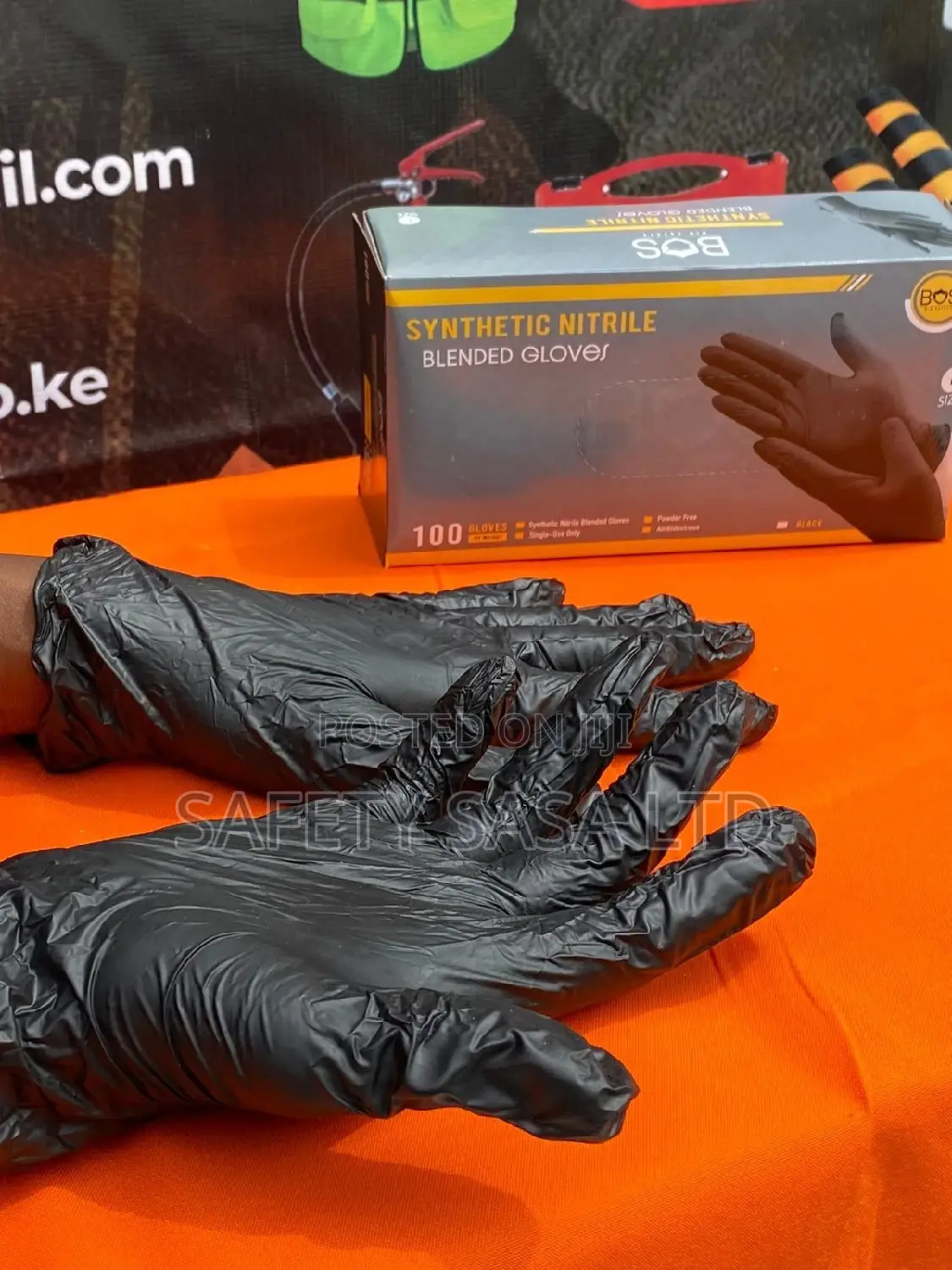 Black Nitrile Gloves/ Powder Free Glove