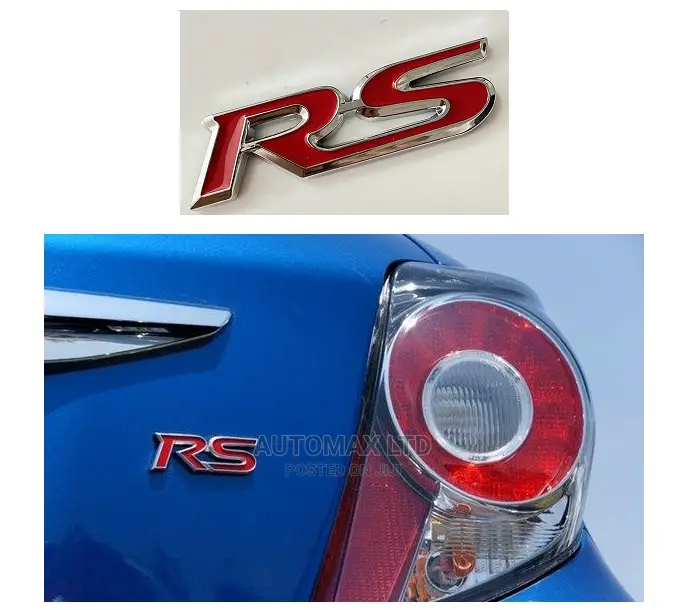 Genuine RS Logo. For Toyota,Nissan,Honda,Mazda