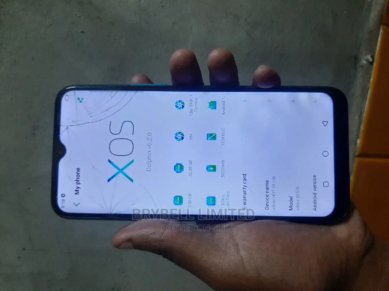 Infinix Hot 10 Lite 32 GB Blue