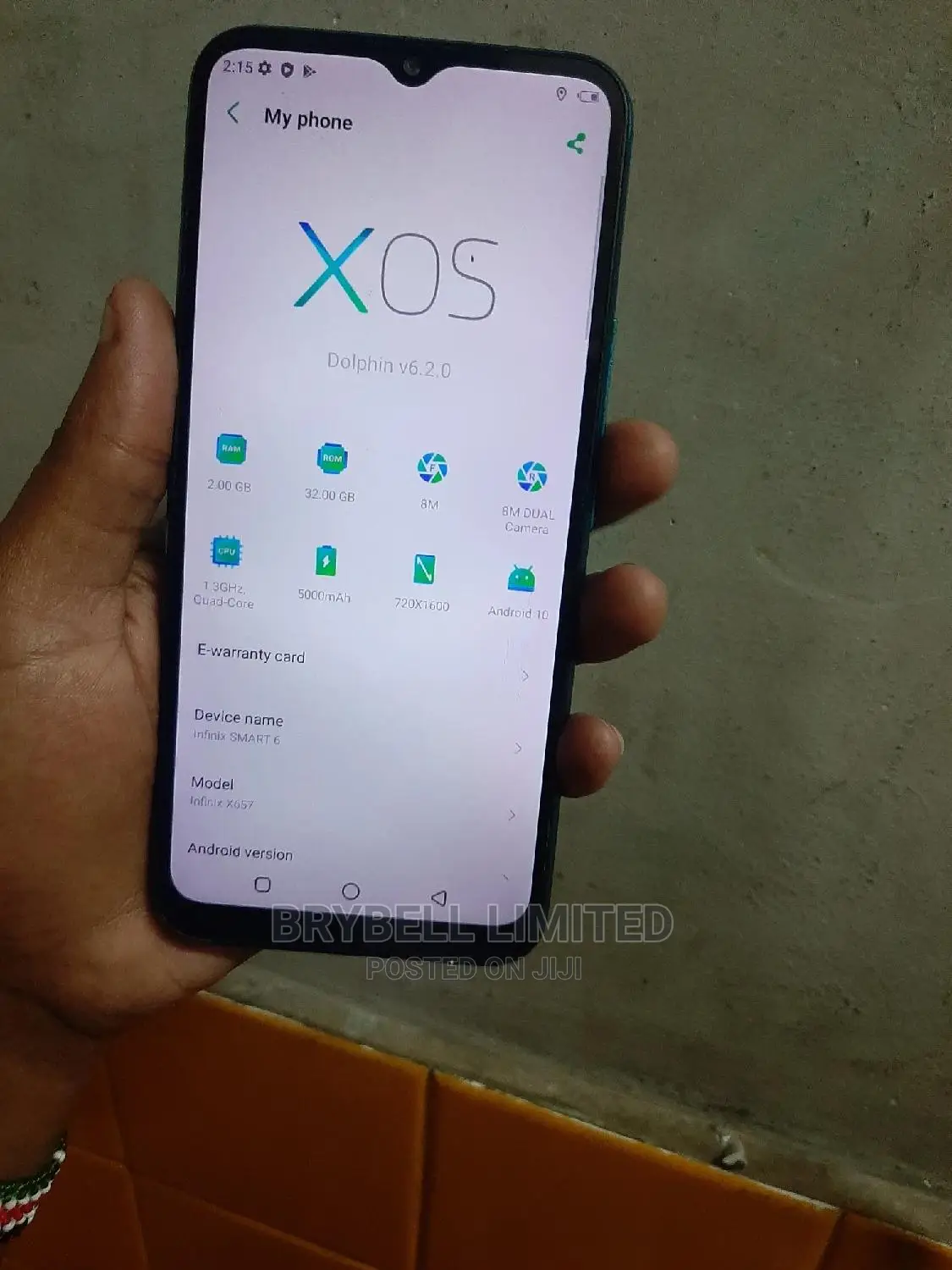Infinix Smart 6 32 GB Blue