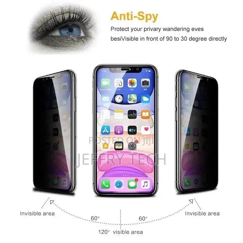 3D Privacy Screen Protectors for Xiaomi Redmi Note 11 9 10 P