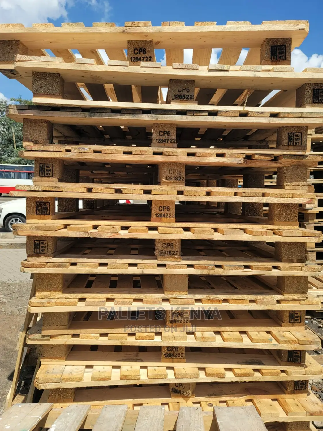 Wood Pallets- 120 Cms by 100cms