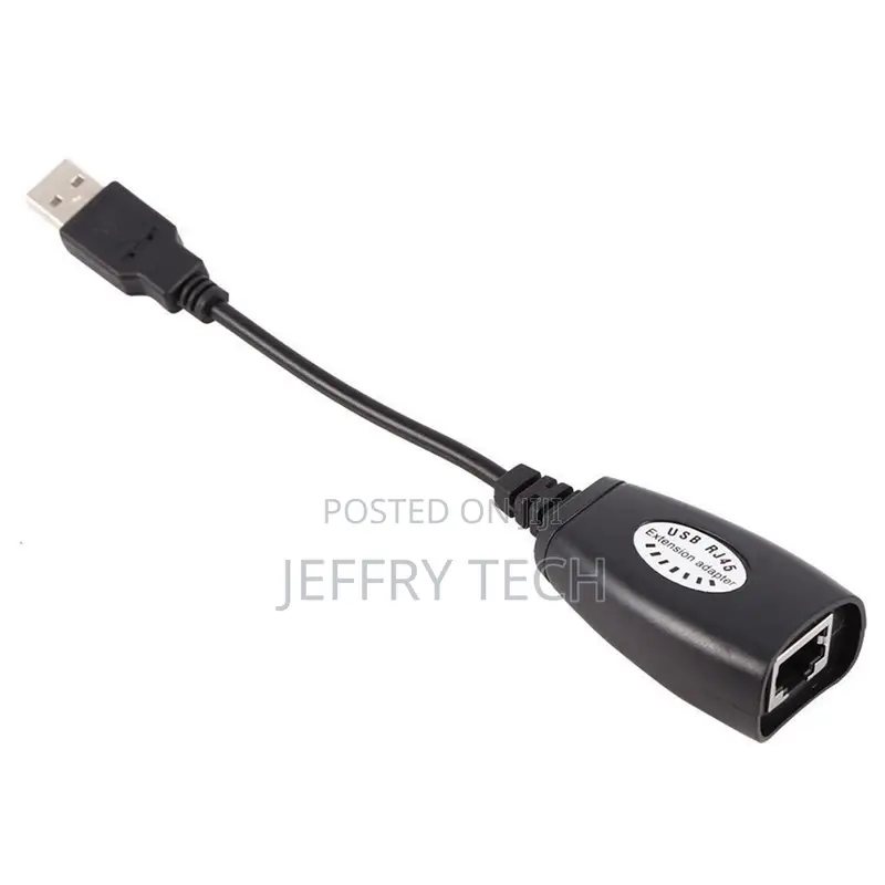 USB 2.0 Male to Female Ethernet Network Extender Extension R