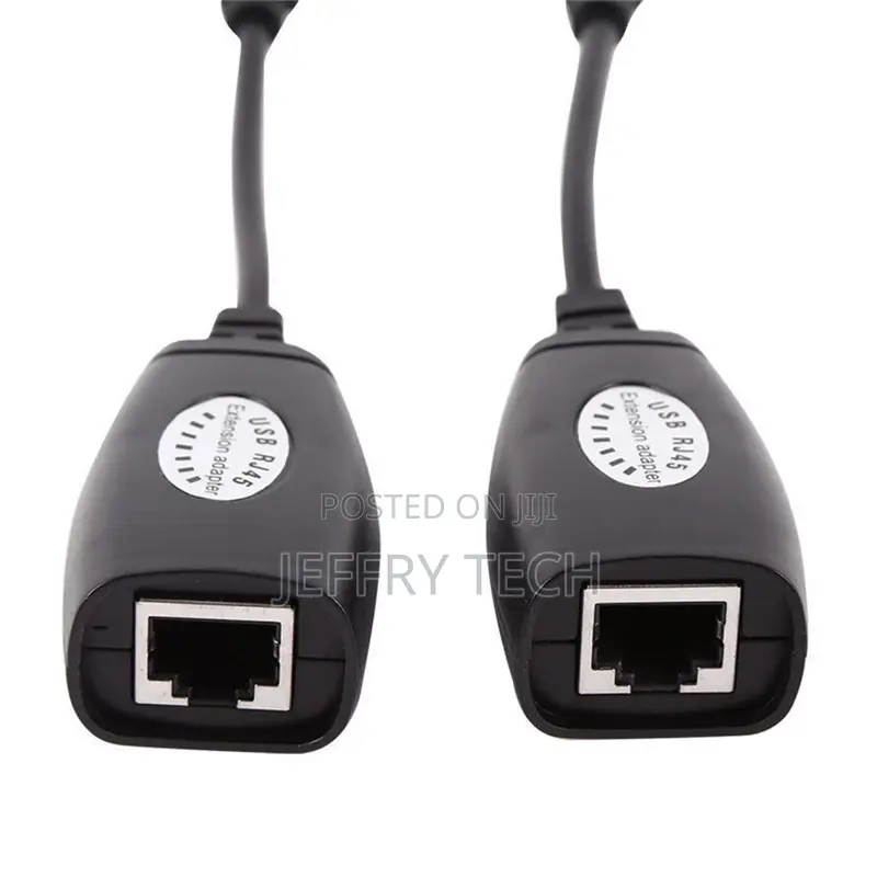 USB 2.0 Male to Female Ethernet Network Extender Extension R