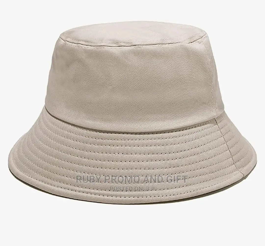 Beige Bucket Hats