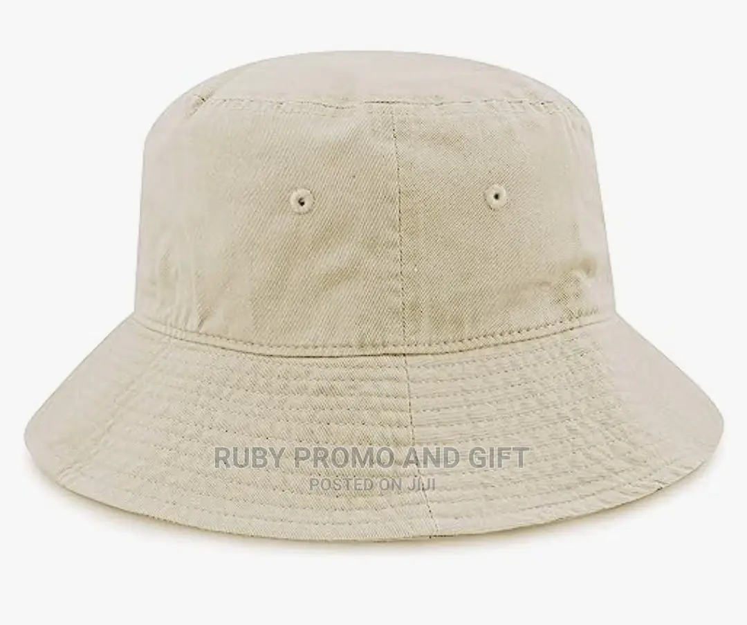 Beige Bucket Hats
