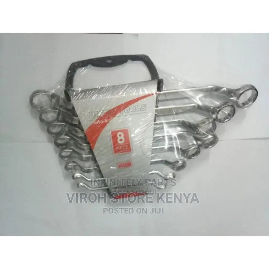 Original Chrome Vanadium 8pcs Set Ring Spanner Set