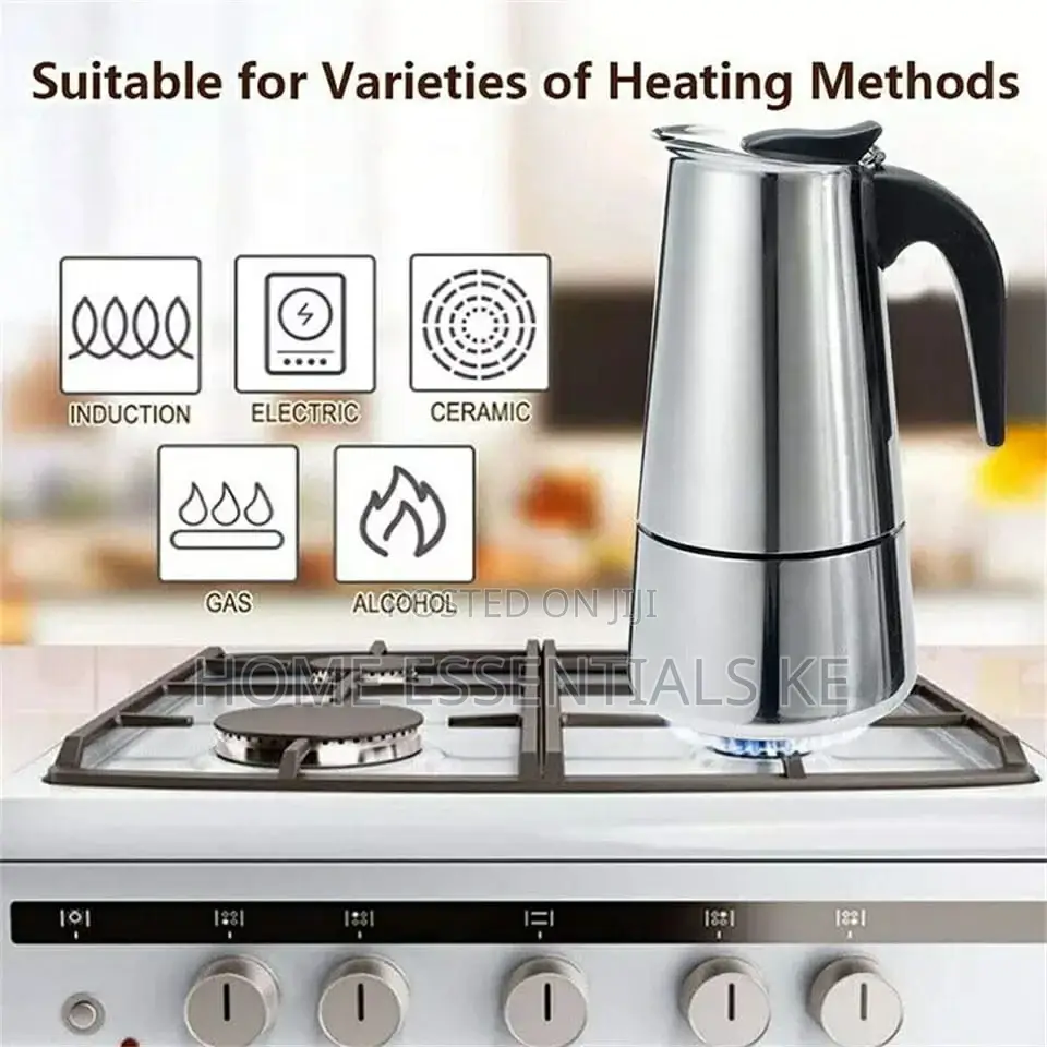 Stainless Steel Coffee Pot Italian Espresso Coffee Maker