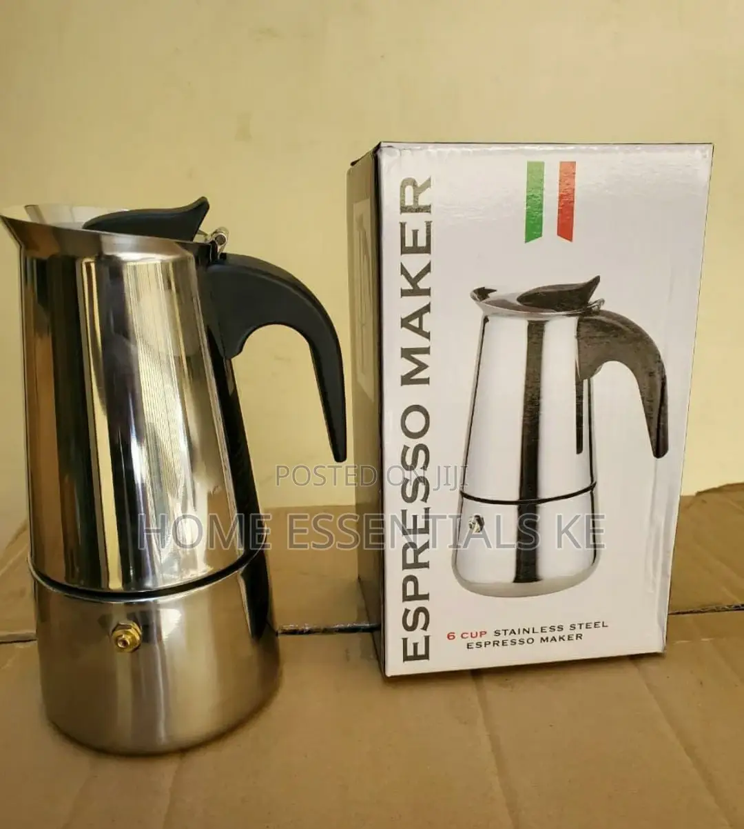 Stainless Steel Coffee Pot Italian Espresso Coffee Maker