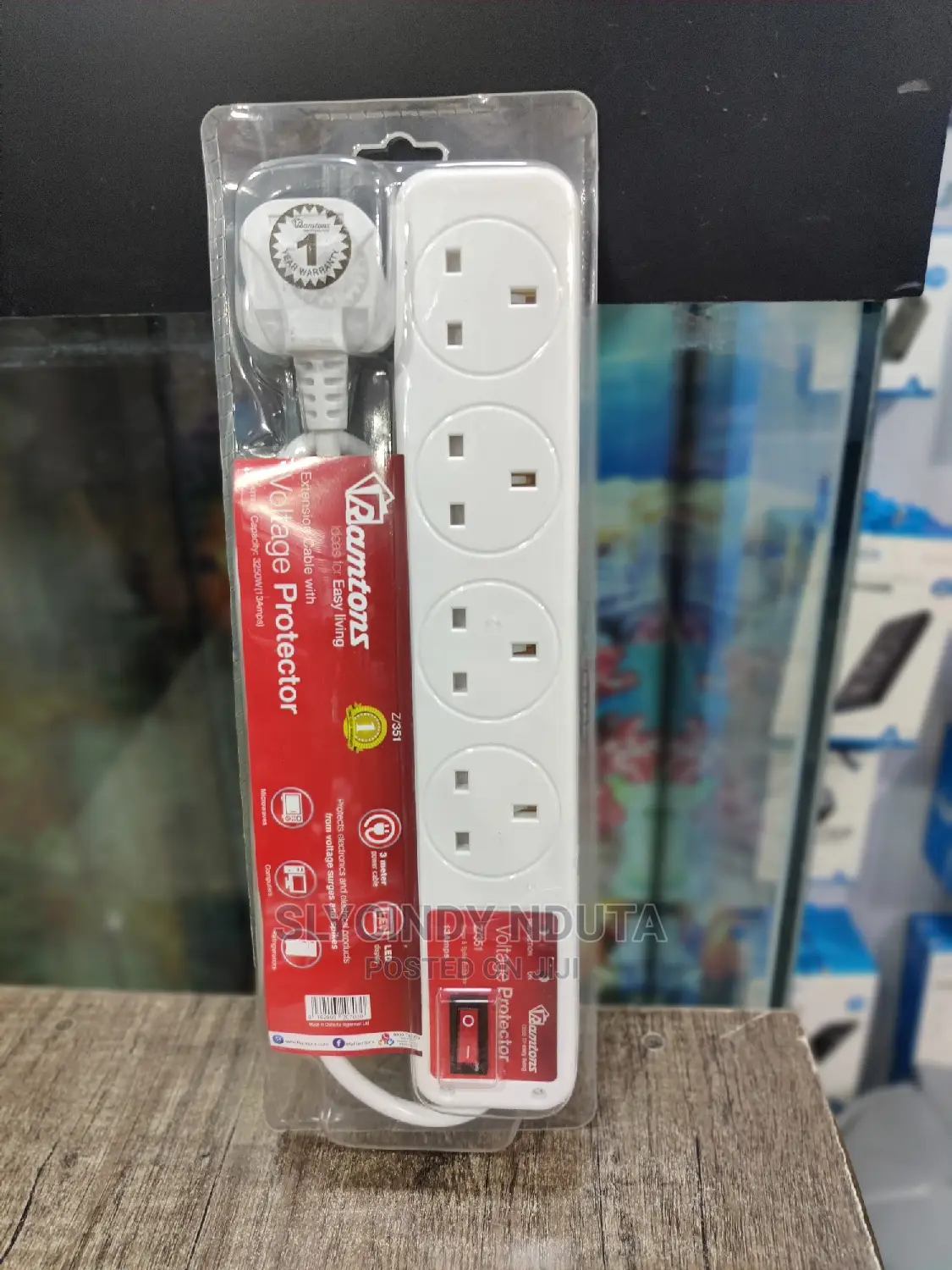 Ramtons Z51 Extension Cable With Voltage Protector