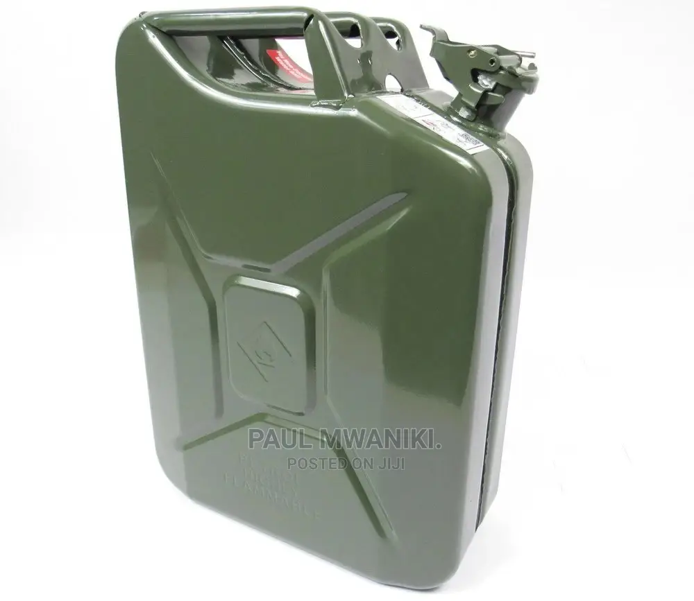 NATO Jerry Can 20 Liter / 5 Gallon Metal, Olive Drab Green,