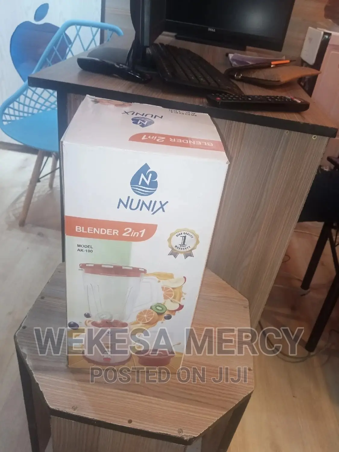 Nunix Powerful Blender 2 in 1 With Grinder Machine 1.5L AK