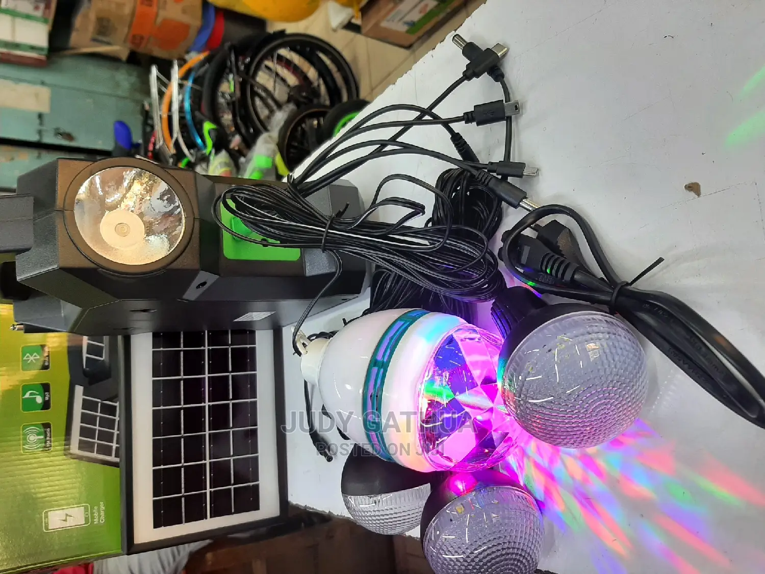 Portable Solar Light With Radio
