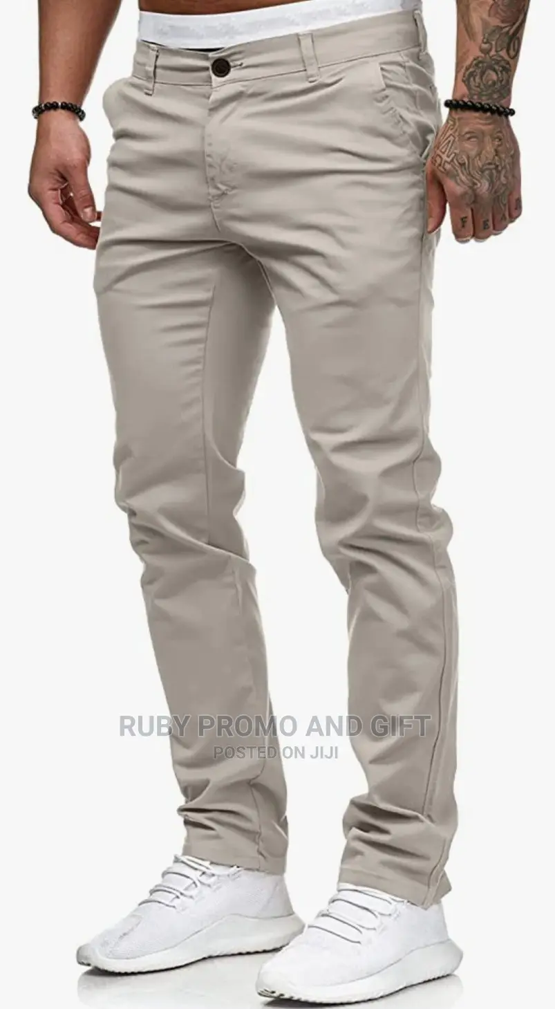 Beige Soft Jeans Pants