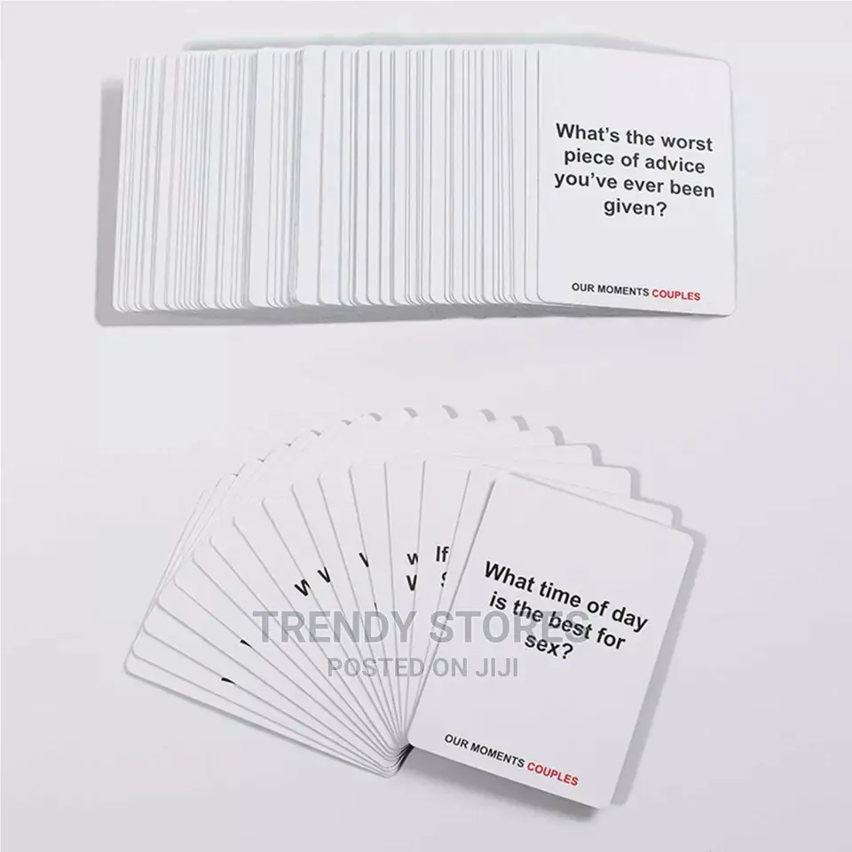 Couple Card Game,100 Thoughts Provoking Conversation