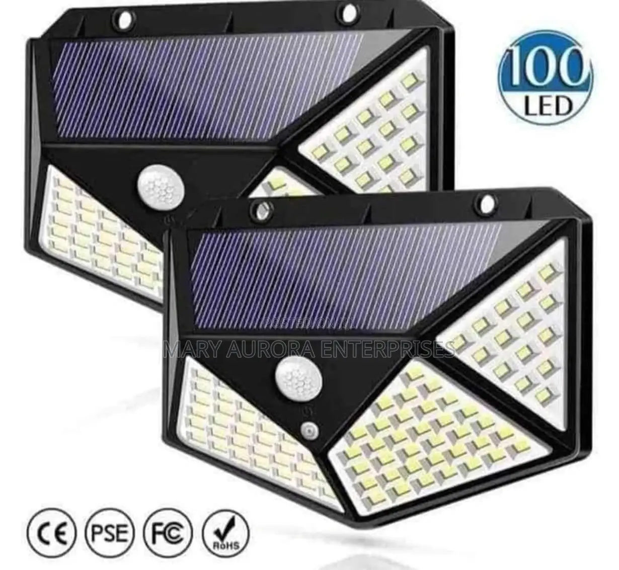 Solar Powered Motion Sensor Wall Light