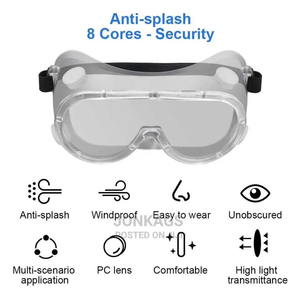 Heavy Duty Clear Safety Goggles