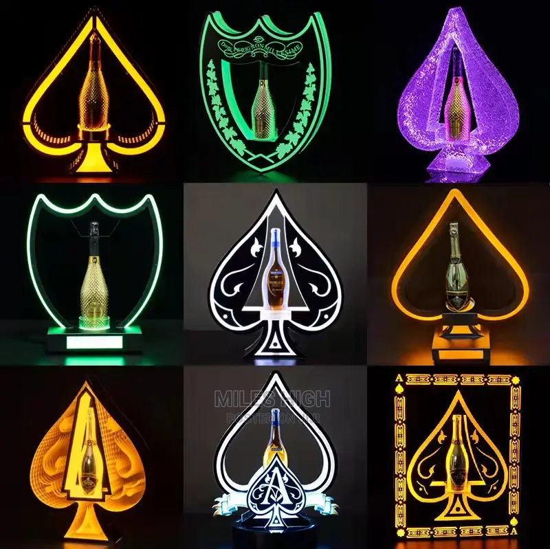 Night Club Ace of Spade Bottle Presenter