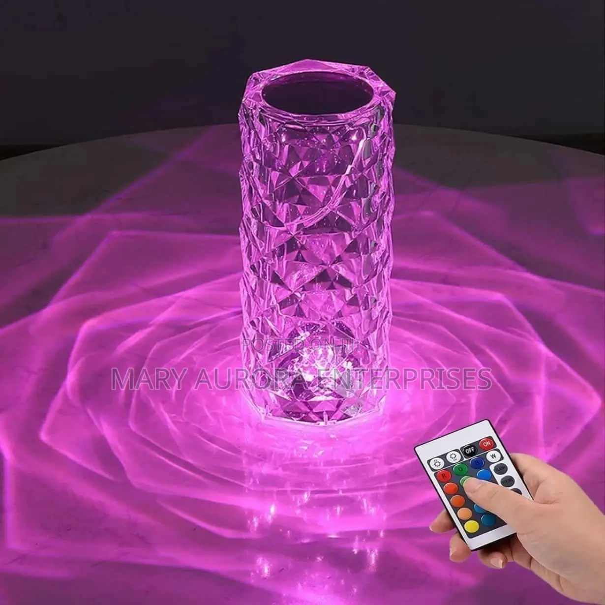 Recheargeable Table Lamp With Remote