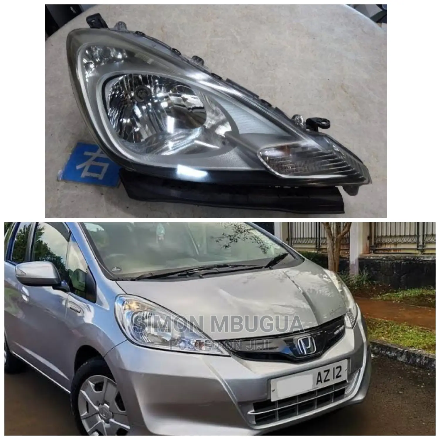 Honda Fit 2012 Non Xenon Headlight