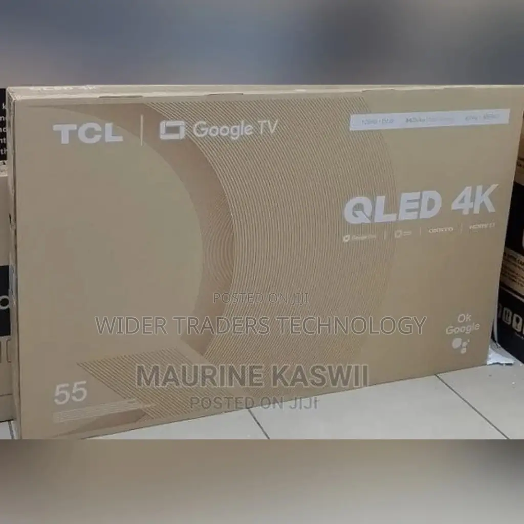 TCL 55" 2022 Latest Qled Google Tv,Voice Control,Quantum
