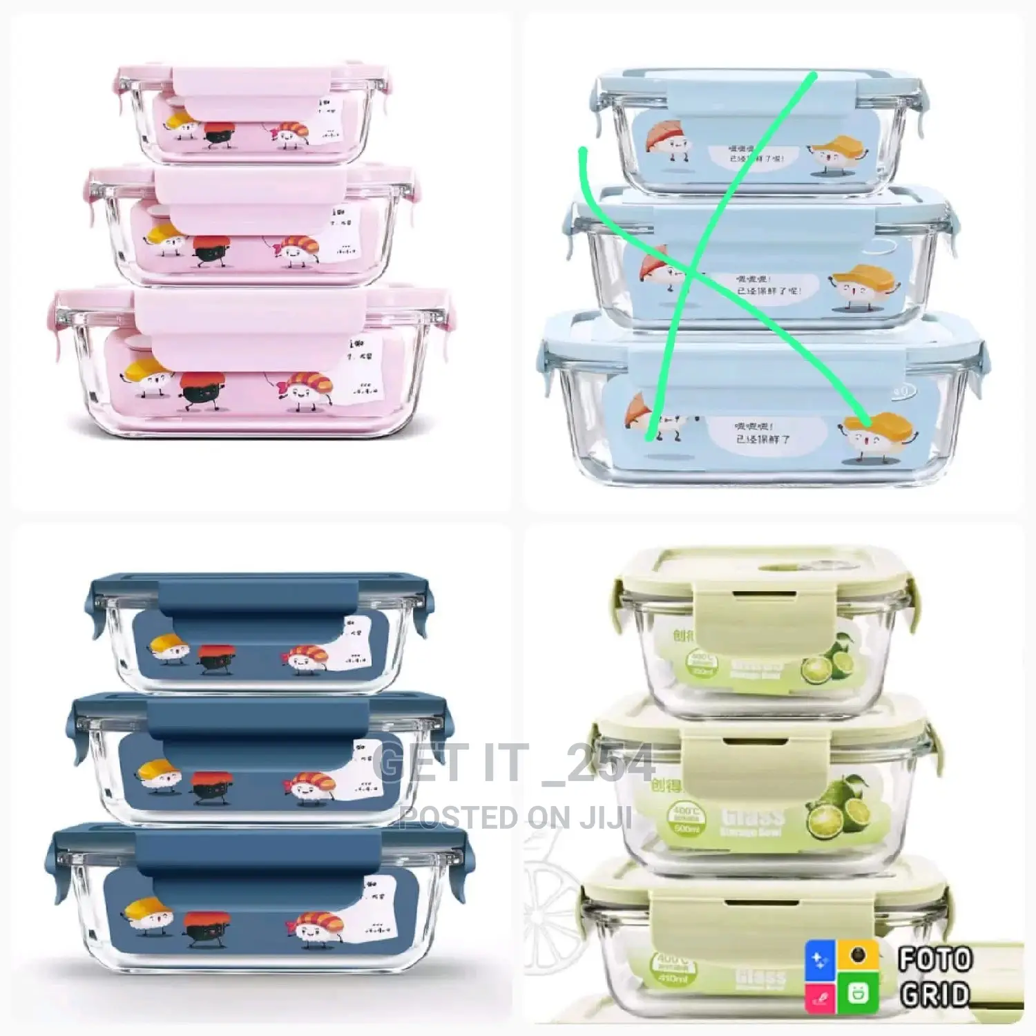 Food Grade Glass Lunch Box