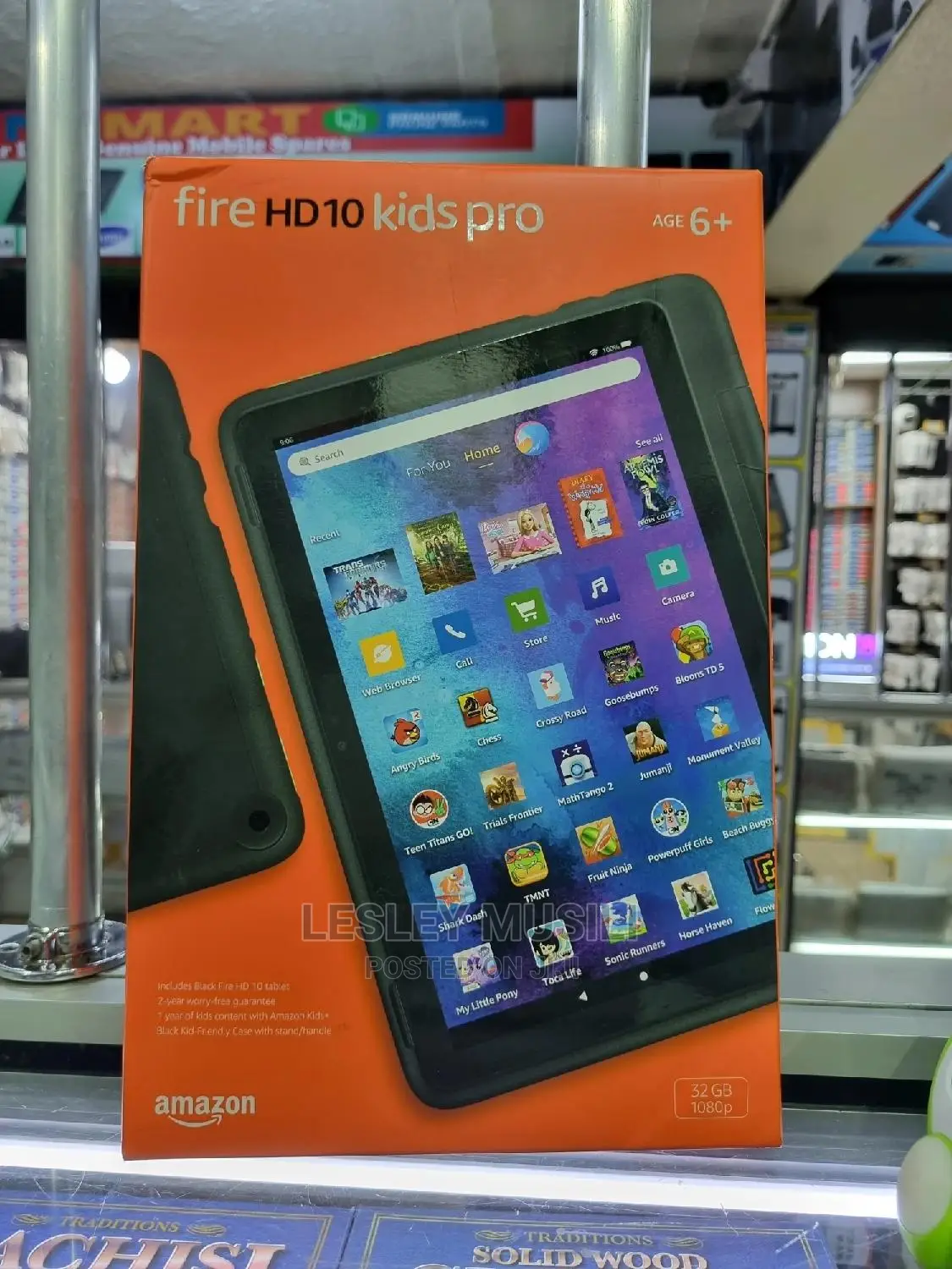 New Amazon Fire HD 10 Kids Pro 32 GB Black