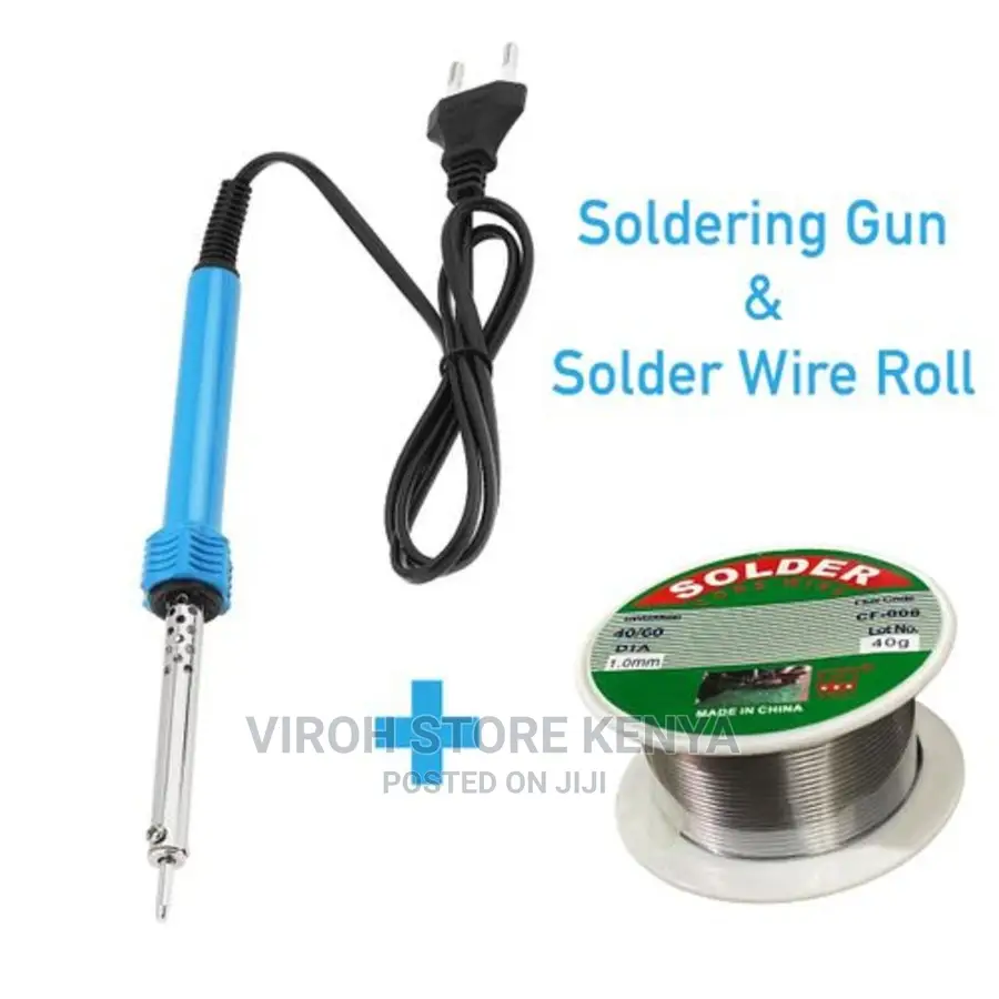 40-Watt Soldering Iron + Solder Wire Roll Full(40g) - 220V