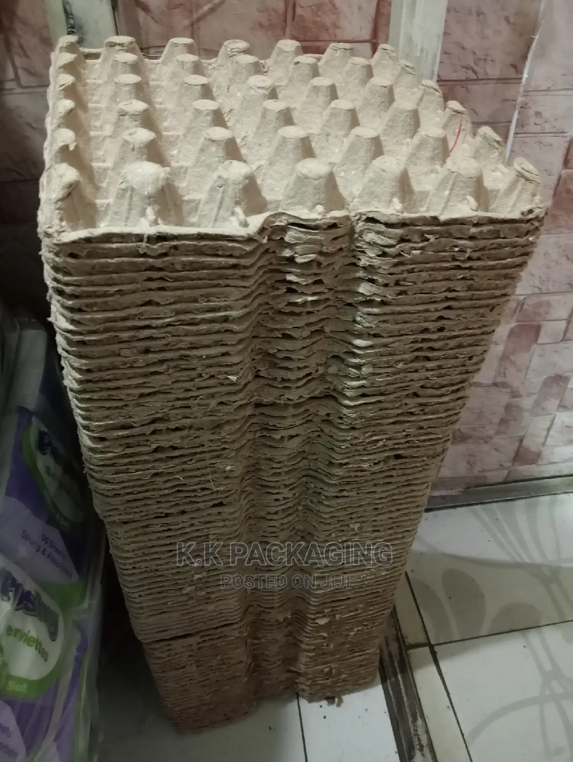 Brown Carton Egg Trays