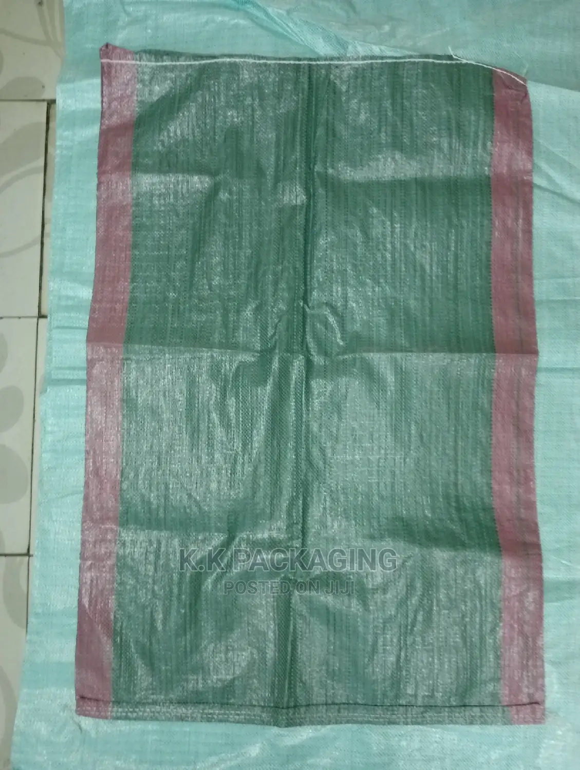 Green Red Line Sacks