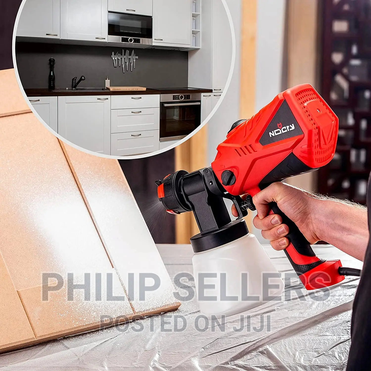 Lectric Paint Sprayer - 600W Motor, 100 DIN/S Max Viscosity,