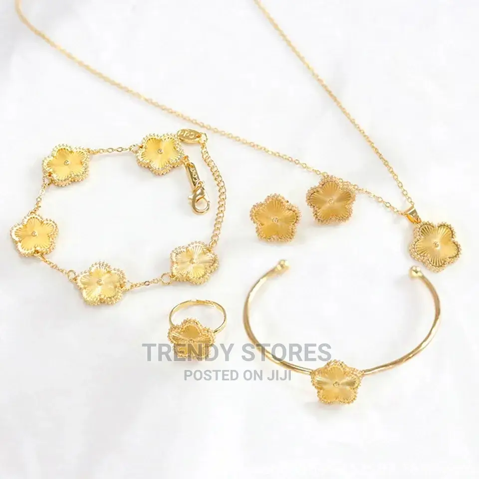 5pcs/Set Gold Plated Kids Jewelry Gifts