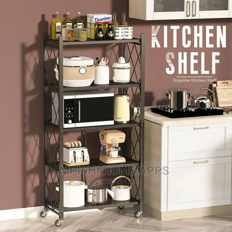 Foldable Storage Rack 5 Tier